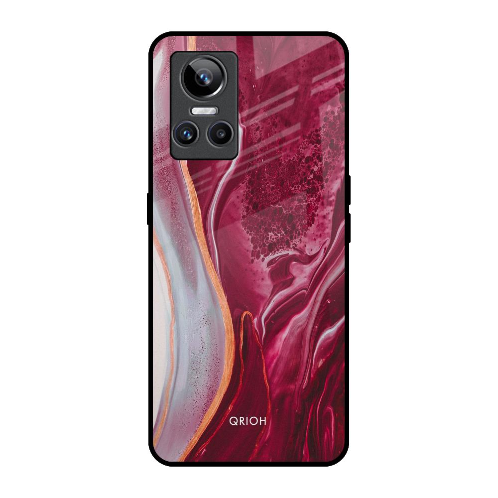 Crimson Ruby Realme GT Neo 3 Glass Back Cover Online