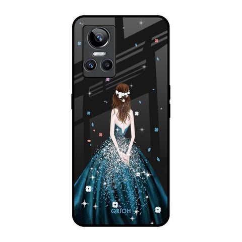 Queen Of Fashion Realme GT Neo 3 Glass Back Cover Online