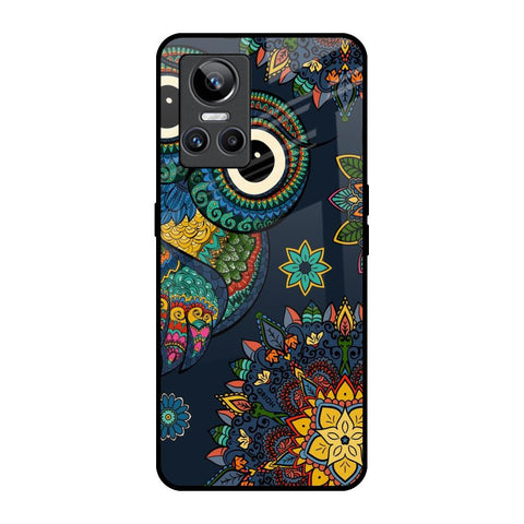 Owl Art Realme GT Neo 3 Glass Back Cover Online