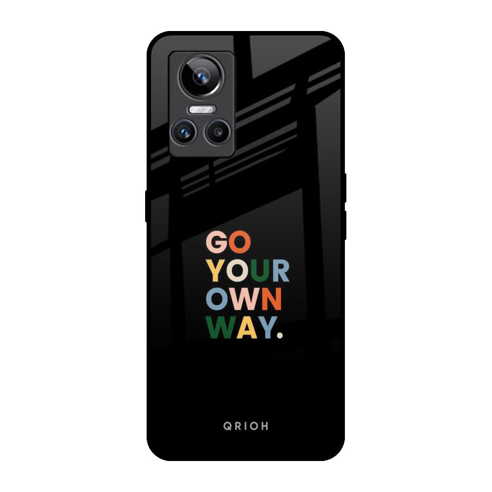 Go Your Own Way Realme GT Neo 3 Glass Back Cover Online