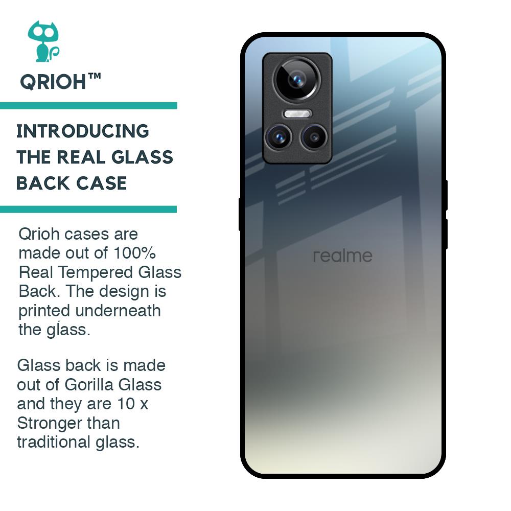 Tricolor Ombre Glass Case for Realme GT Neo 3