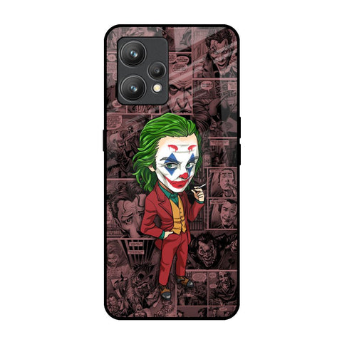 Joker Cartoon Realme 9 Glass Back Cover Online