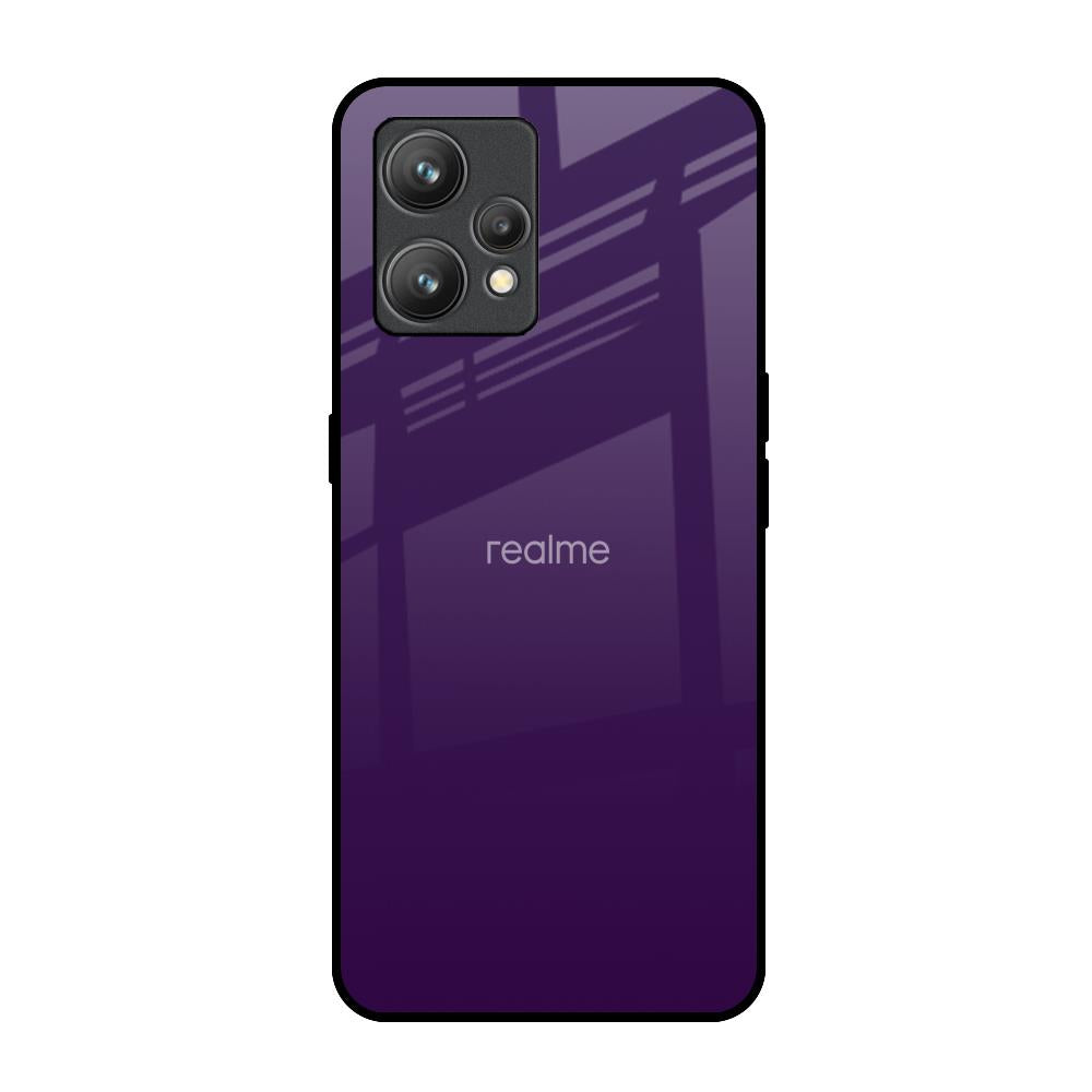 Dark Purple Realme 9 Glass Back Cover Online