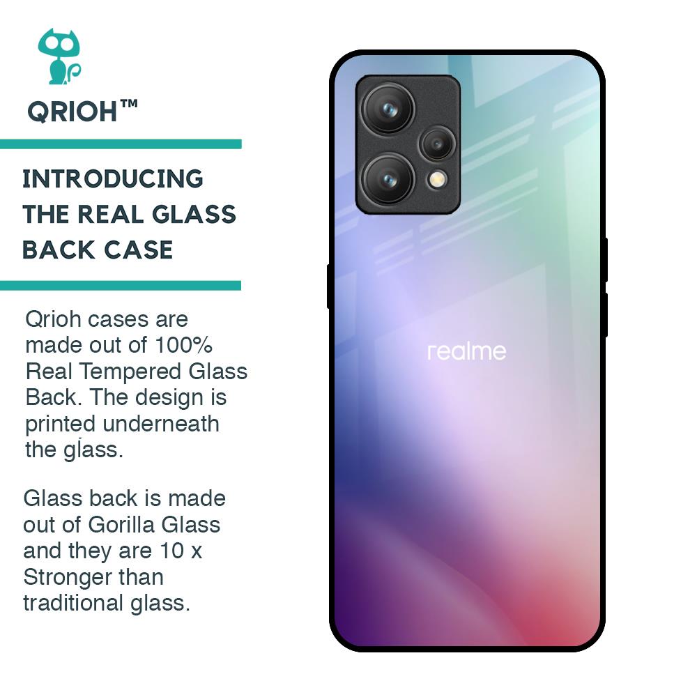 Abstract Holographic Glass Case for Realme 9