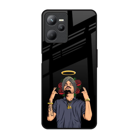 Punjabi Singer Poster Realme C35 Glass Back Cover Online