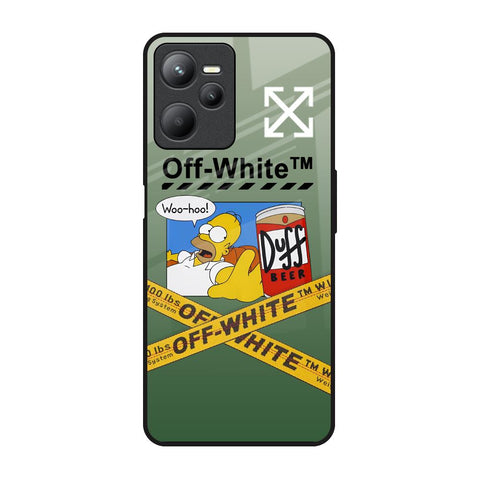 Duff Beer Realme C35 Glass Back Cover Online