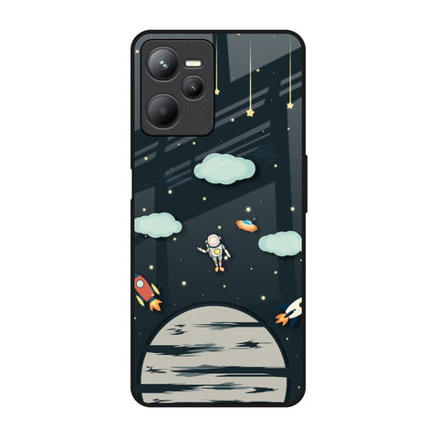 Astronaut Dream Realme C35 Glass Back Cover Online