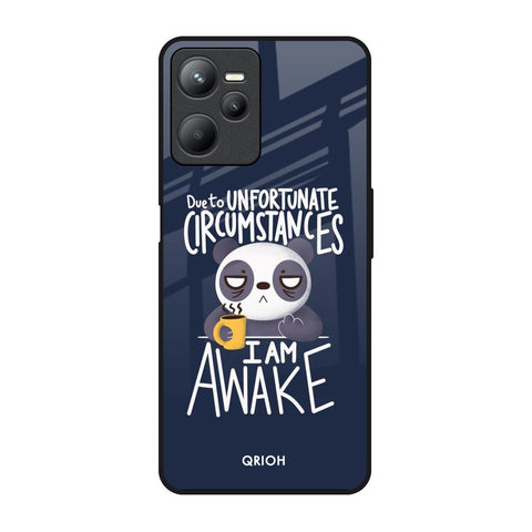 Struggling Panda Realme C35 Glass Back Cover Online