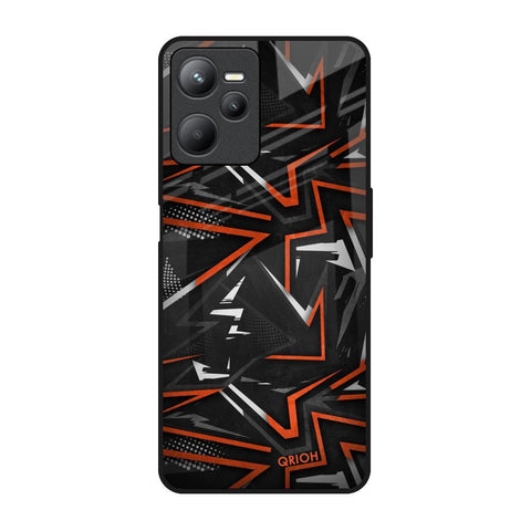Vector Art Realme C35 Glass Back Cover Online