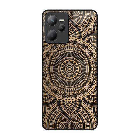 Luxury Mandala Realme C35 Glass Back Cover Online