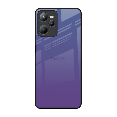 Indigo Pastel Realme C35 Glass Back Cover Online