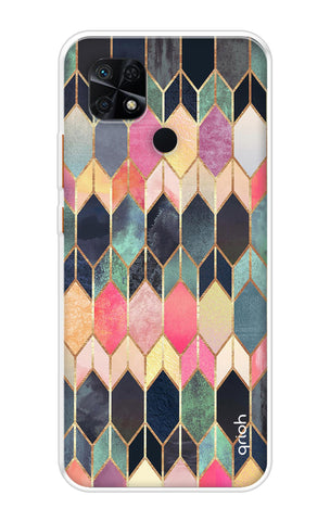 Shimmery Pattern Redmi 10 Power Back Cover