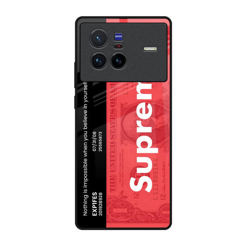 Supreme Ticket Vivo X80 5G Glass Back Cover Online