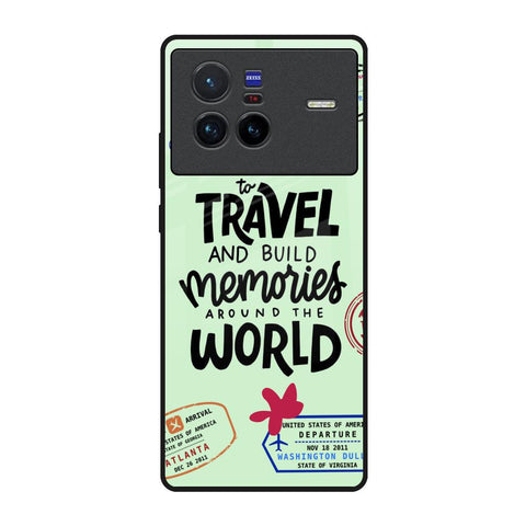 Travel Stamps Vivo X80 5G Glass Back Cover Online