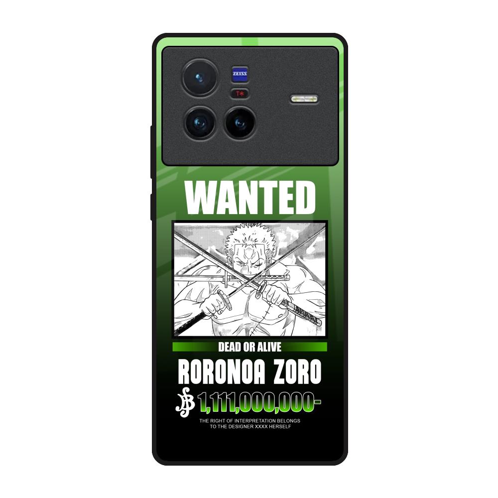 Zoro Wanted Vivo X80 5G Glass Back Cover Online
