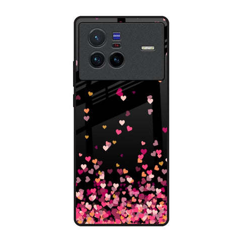 Heart Rain Fall Vivo X80 5G Glass Back Cover Online
