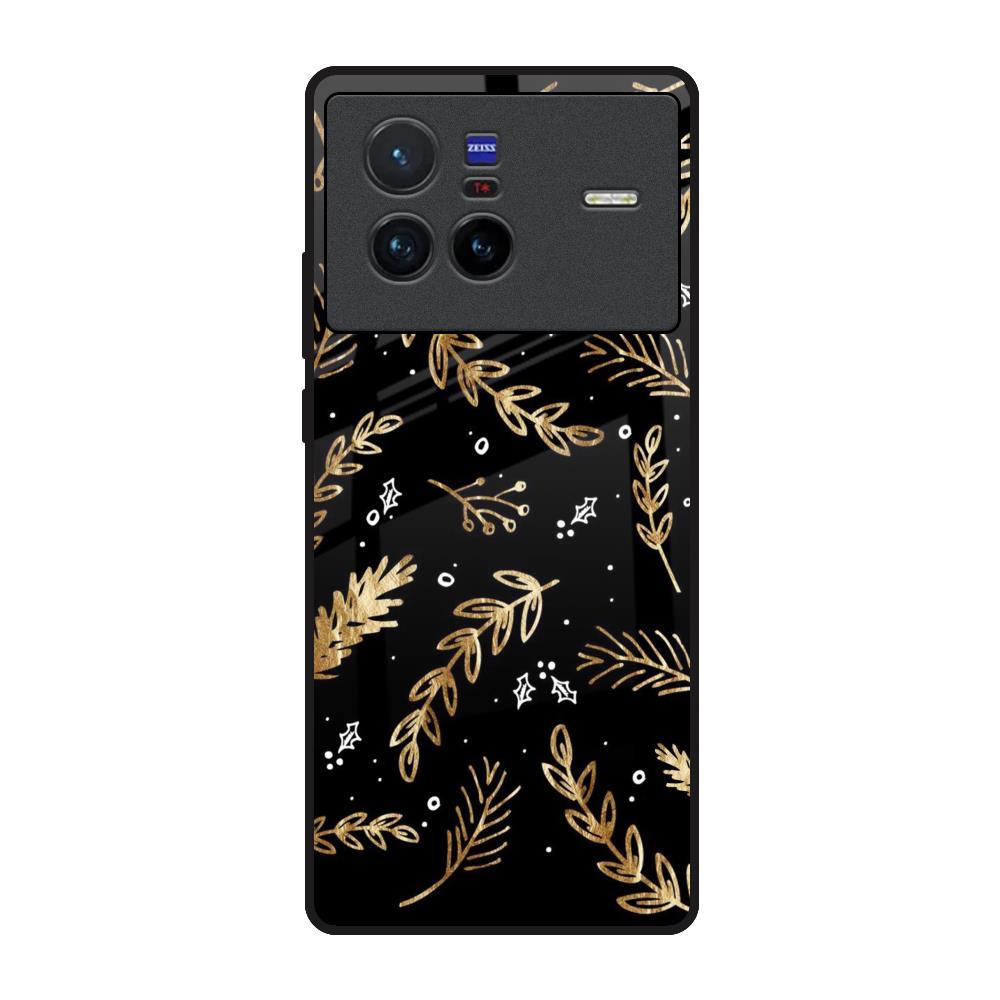 Autumn Leaves Vivo X80 5G Glass Back Cover Online