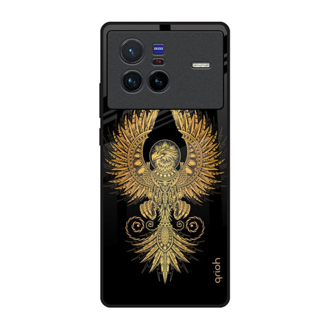 Mythical Phoenix Art Vivo X80 5G Glass Back Cover Online