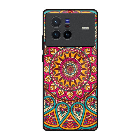 Elegant Mandala Vivo X80 5G Glass Back Cover Online
