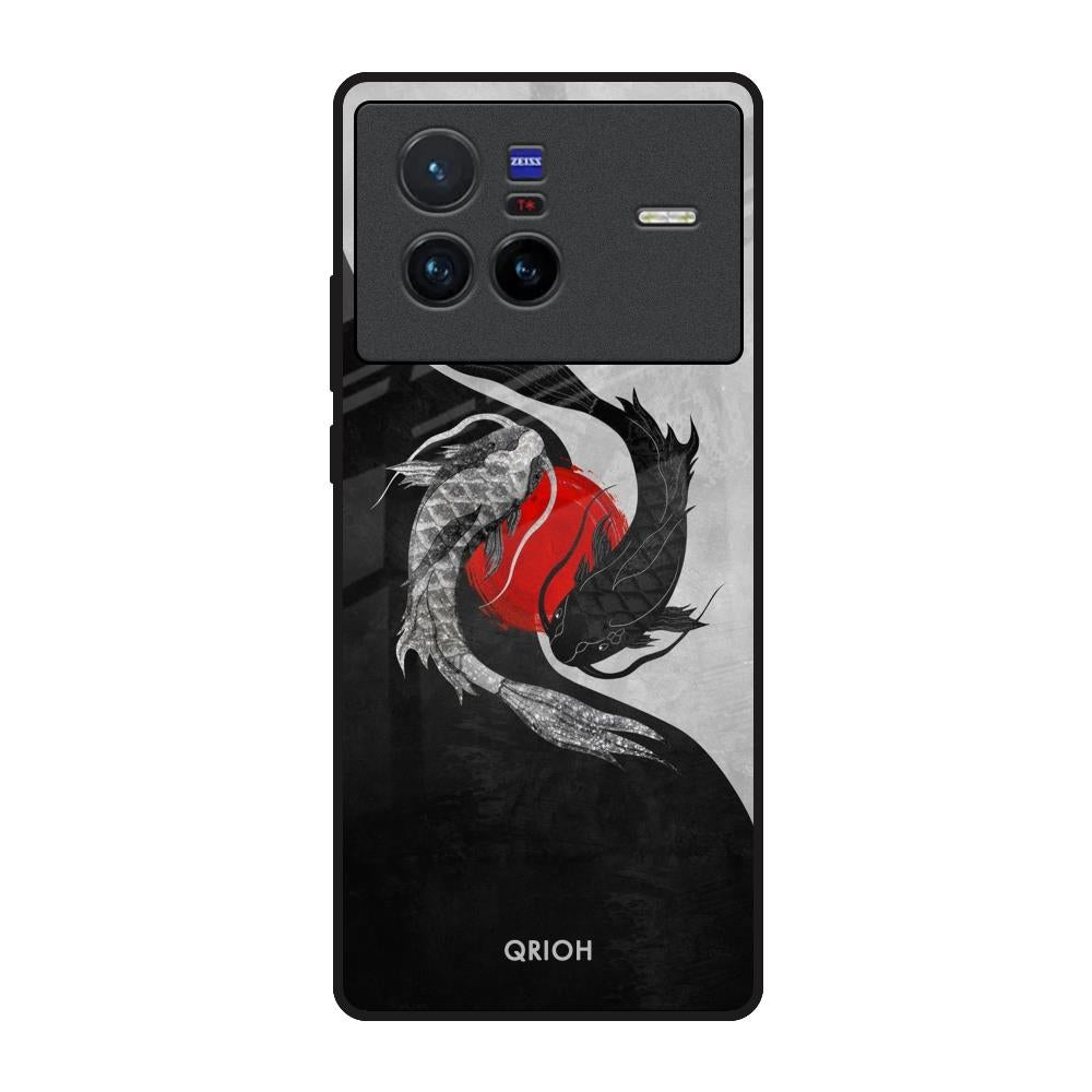Japanese Art Vivo X80 5G Glass Back Cover Online