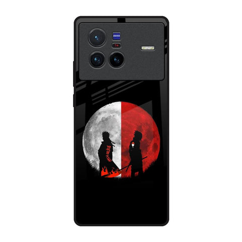 Anime Red Moon Vivo X80 5G Glass Back Cover Online