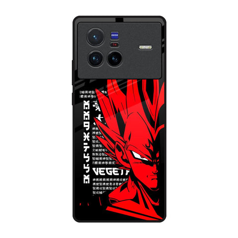 Red Vegeta Vivo X80 5G Glass Back Cover Online