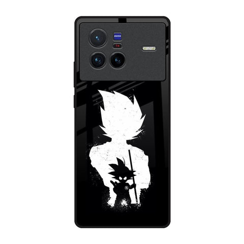 Monochrome Goku Vivo X80 5G Glass Back Cover Online