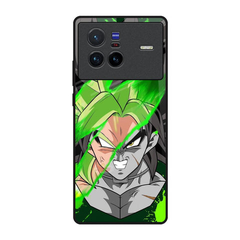Anime Green Splash Vivo X80 5G Glass Back Cover Online