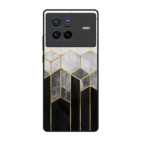 Tricolor Pattern Vivo X80 5G Glass Back Cover Online