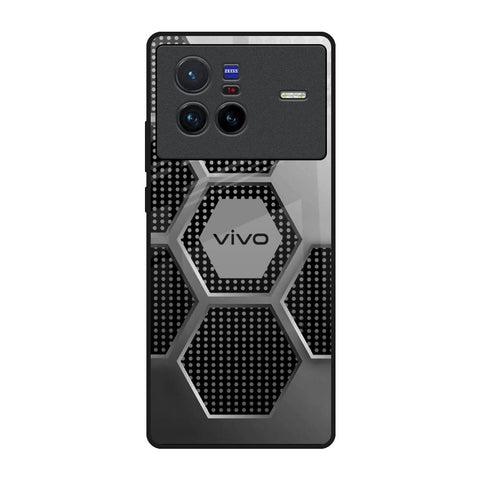 Hexagon Style Vivo X80 5G Glass Back Cover Online