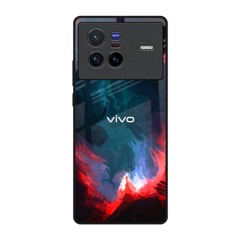 Brush Art Vivo X80 5G Glass Back Cover Online