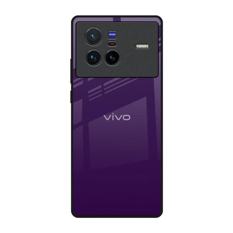 Dark Purple Vivo X80 5G Glass Back Cover Online