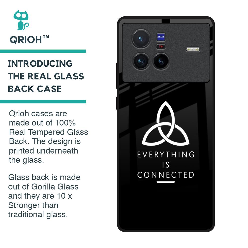 Everything Is Connected Glass Case for Vivo X80 5G
