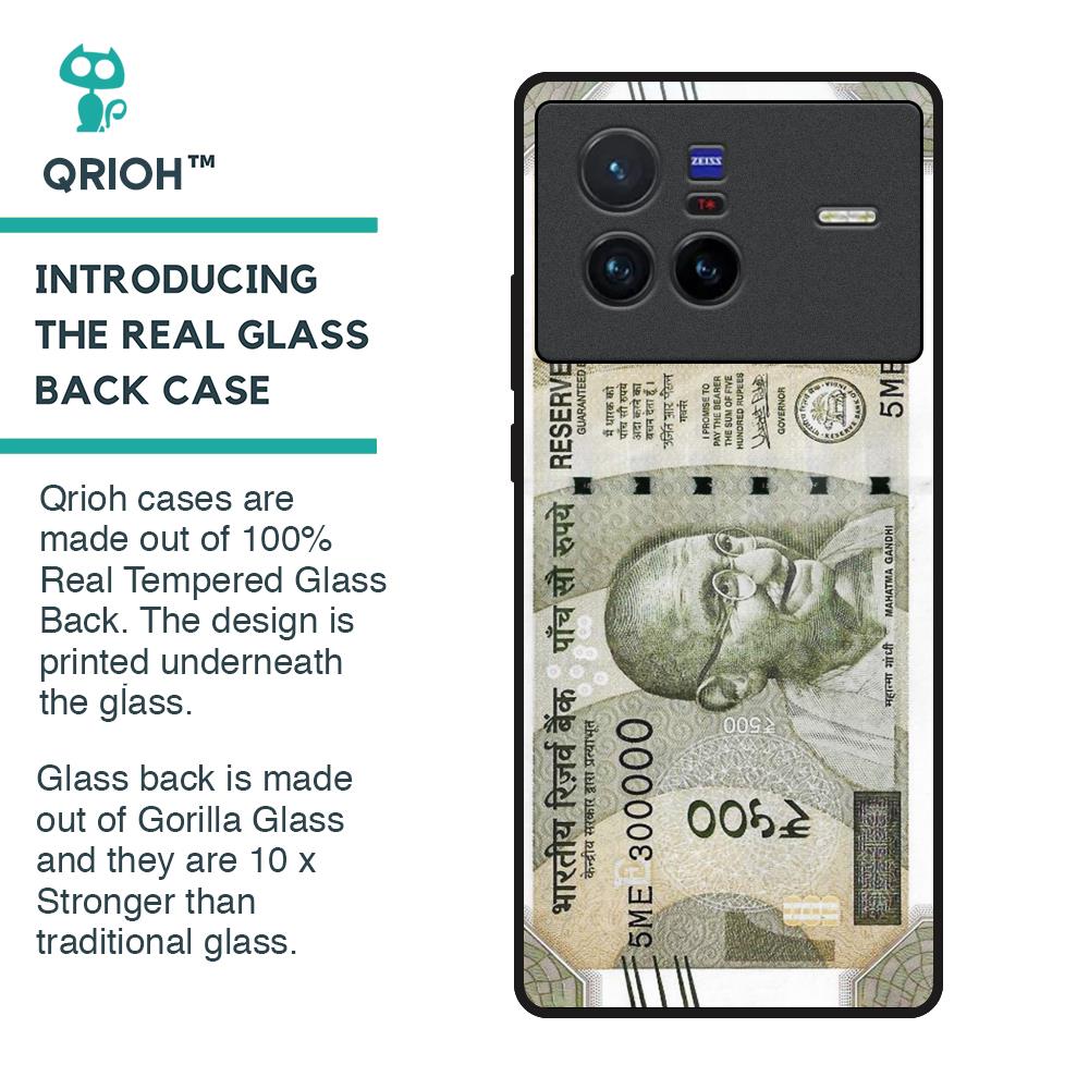Cash Mantra Glass Case for Vivo X80 5G