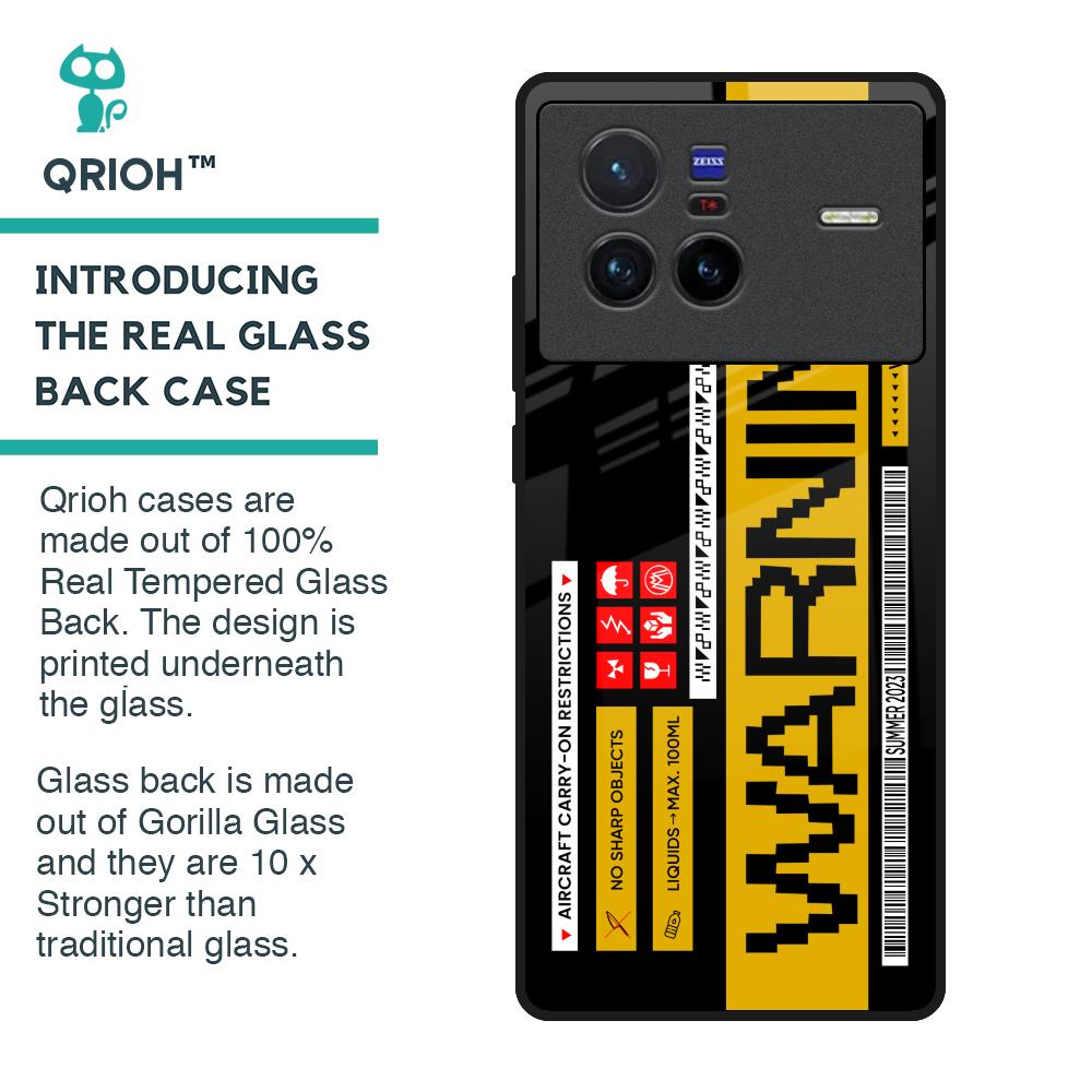 Aircraft Warning Glass Case for Vivo X80 5G