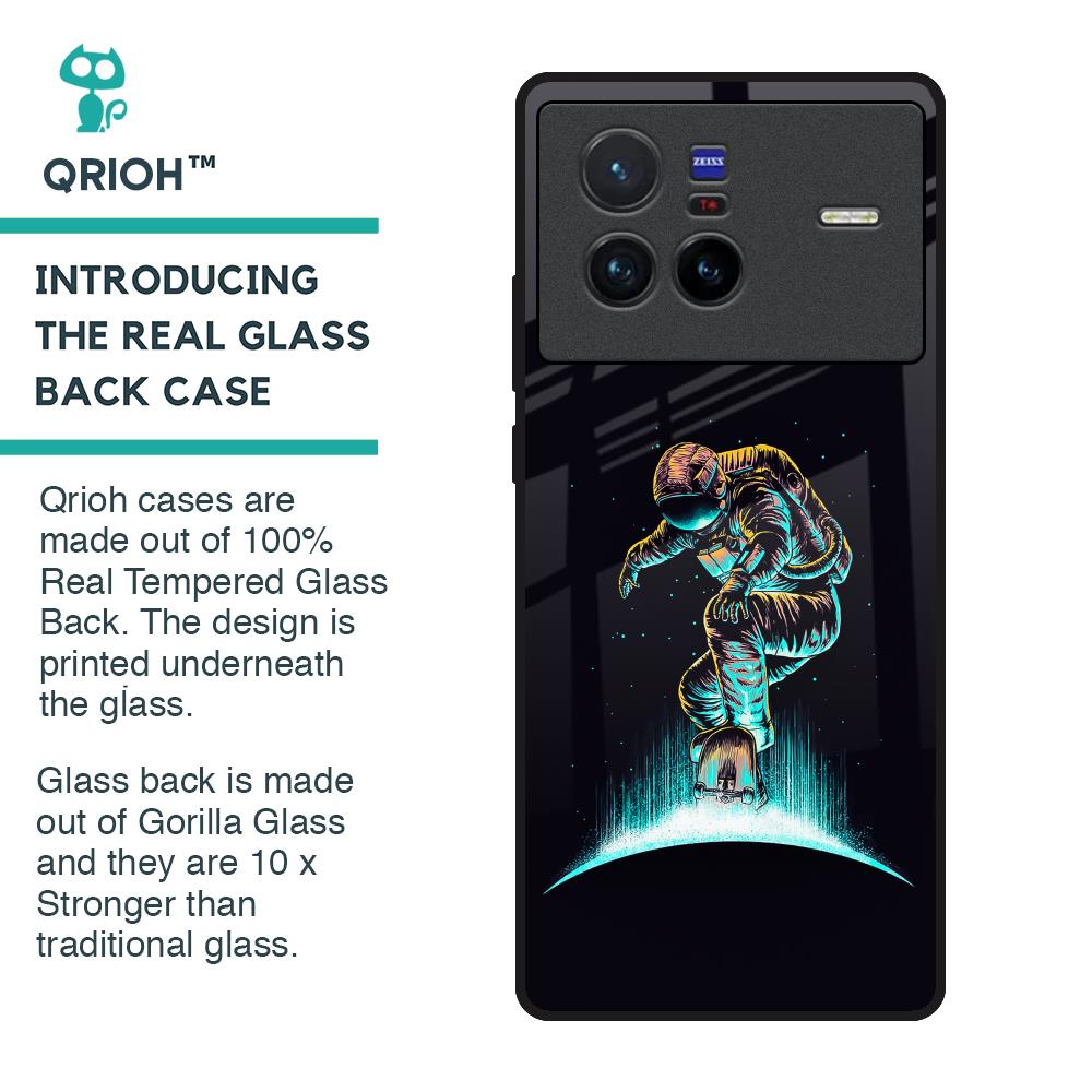Star Ride Glass Case for Vivo X80 5G