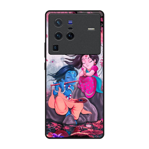 Radha Krishna Art Vivo X80 Pro 5G Glass Back Cover Online