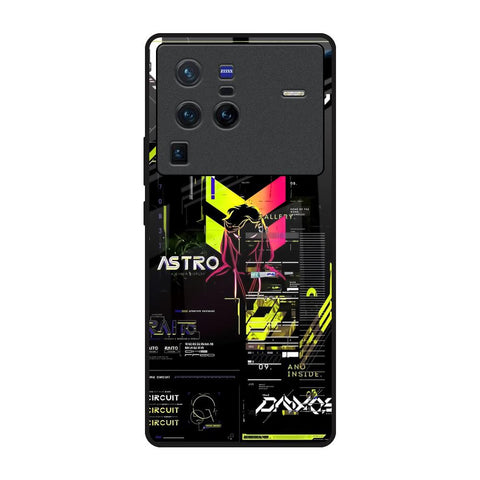 Astro Glitch Vivo X80 Pro 5G Glass Back Cover Online