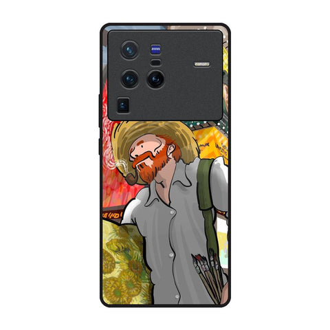 Loving Vincent Vivo X80 Pro 5G Glass Back Cover Online