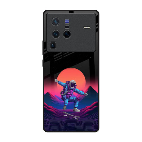 Retro Astronaut Vivo X80 Pro 5G Glass Back Cover Online