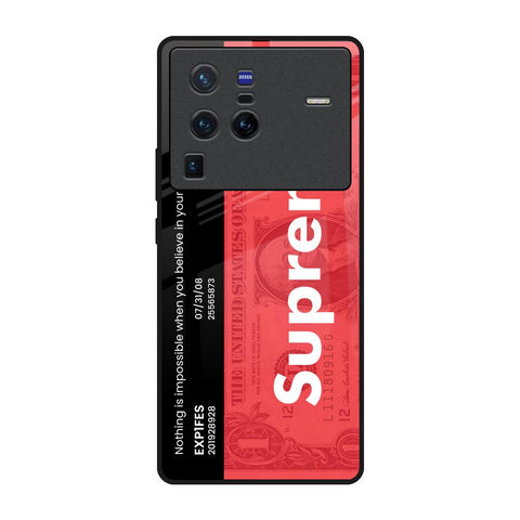 Supreme Ticket Vivo X80 Pro 5G Glass Back Cover Online