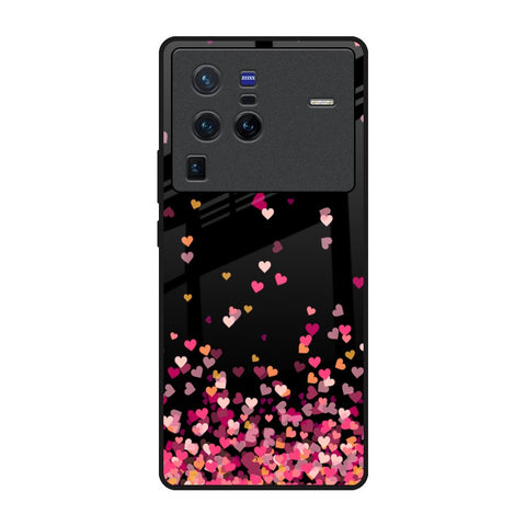 Heart Rain Fall Vivo X80 Pro 5G Glass Back Cover Online