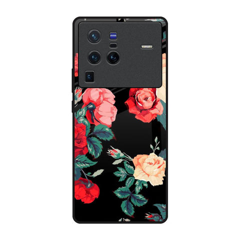 Floral Bunch Vivo X80 Pro 5G Glass Back Cover Online
