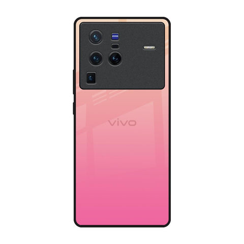 Pastel Pink Gradient Vivo X80 Pro 5G Glass Back Cover Online