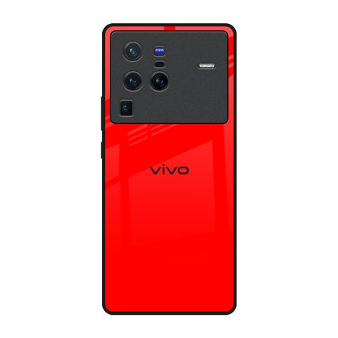 Blood Red Vivo X80 Pro 5G Glass Back Cover Online