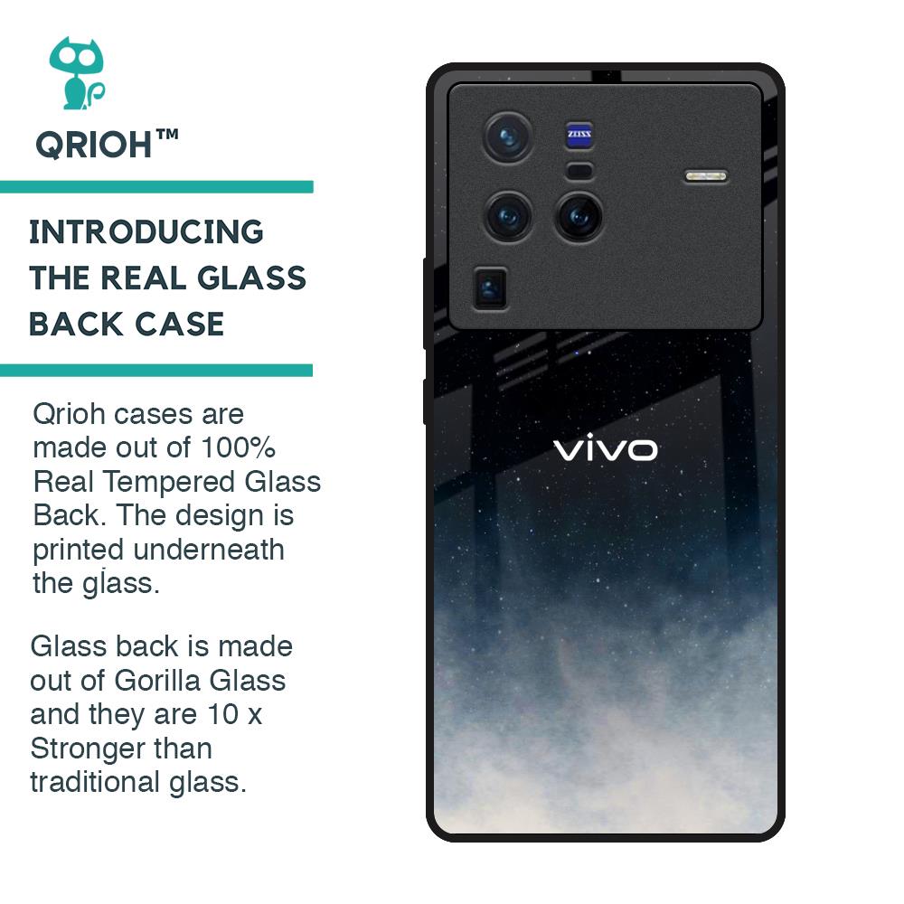 Aesthetic Sky Glass Case for Vivo X80 Pro 5G
