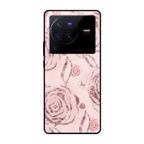 Shimmer Roses Vivo X80 Pro 5G Glass Cases & Covers Online