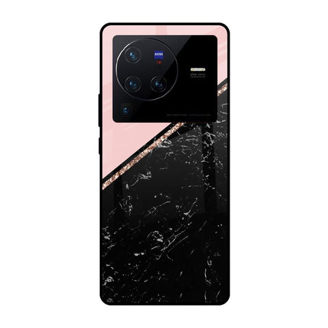 Marble Texture Pink Vivo X80 Pro 5G Glass Cases & Covers Online