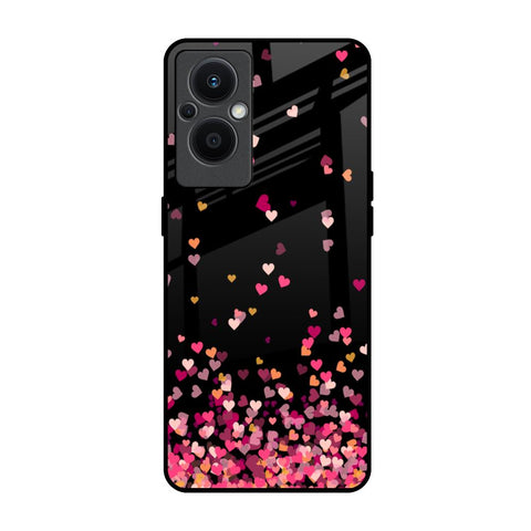 Heart Rain Fall OPPO F21 Pro 5G Glass Back Cover Online