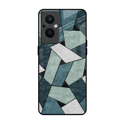 Abstact Tiles OPPO F21 Pro 5G Glass Back Cover Online